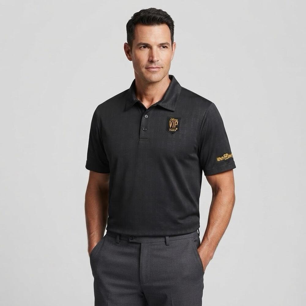 Disney VIP Tours Walt Disney World Cast Member Golf Polo Shirt Men Size XL